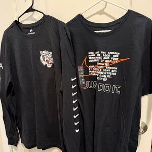 Nike Black Athletic Tee x2